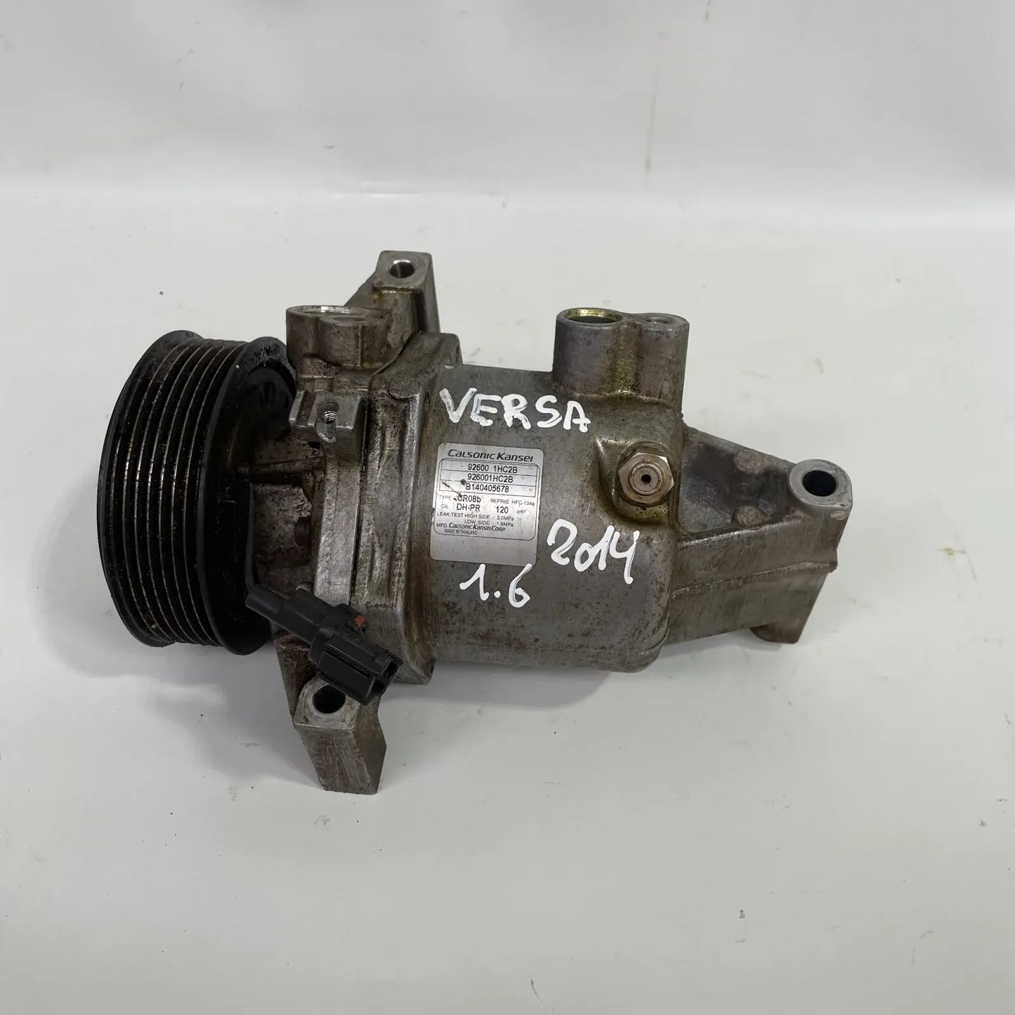 COMPRESOR A/C Nissan versa 2014 - 1.6 4x2 Bencina Mecánico