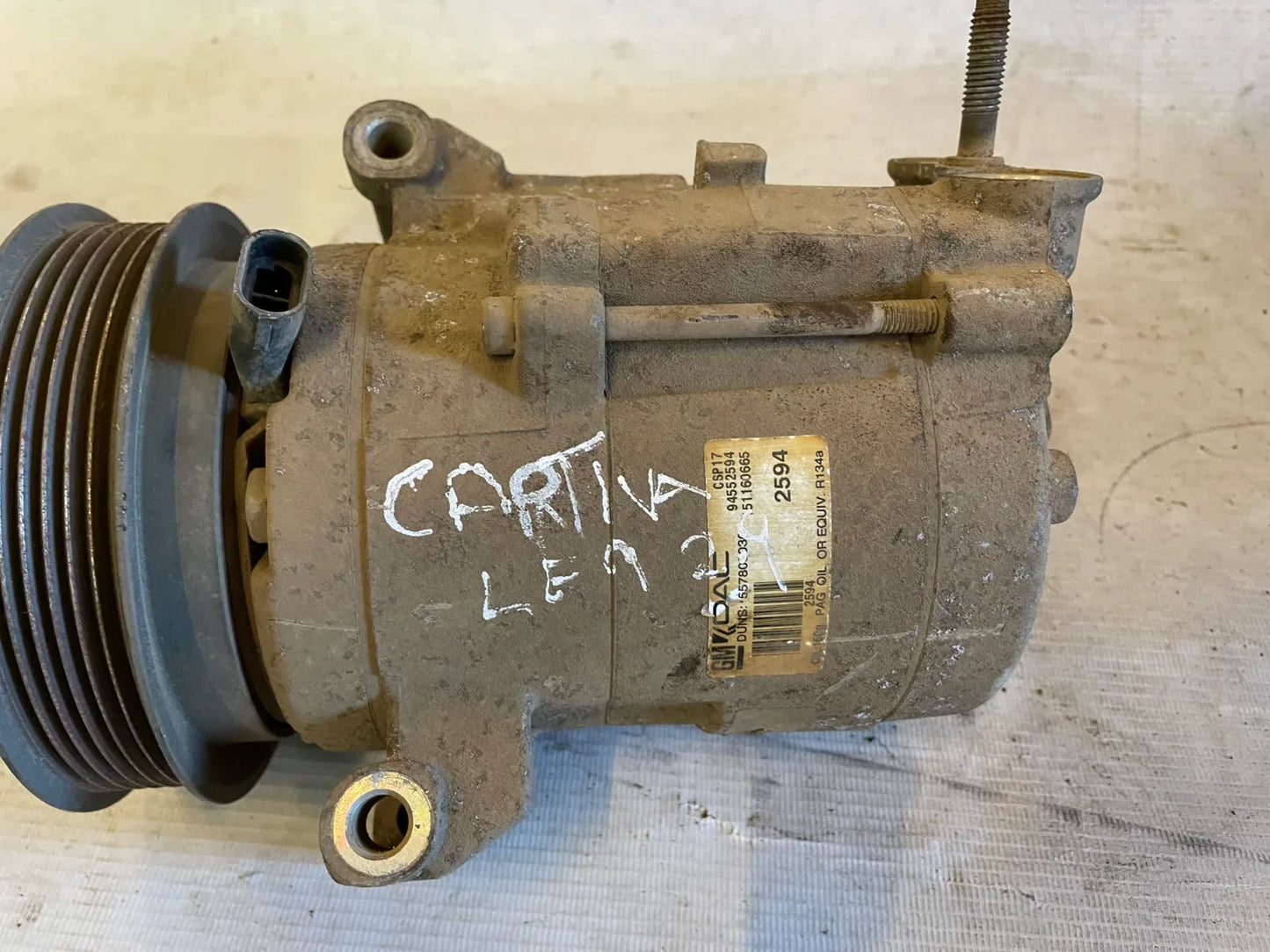 COMPRESOR A/C Chevrolet Captiva 2015 - 2.4 4x2 Bencina Mecánico