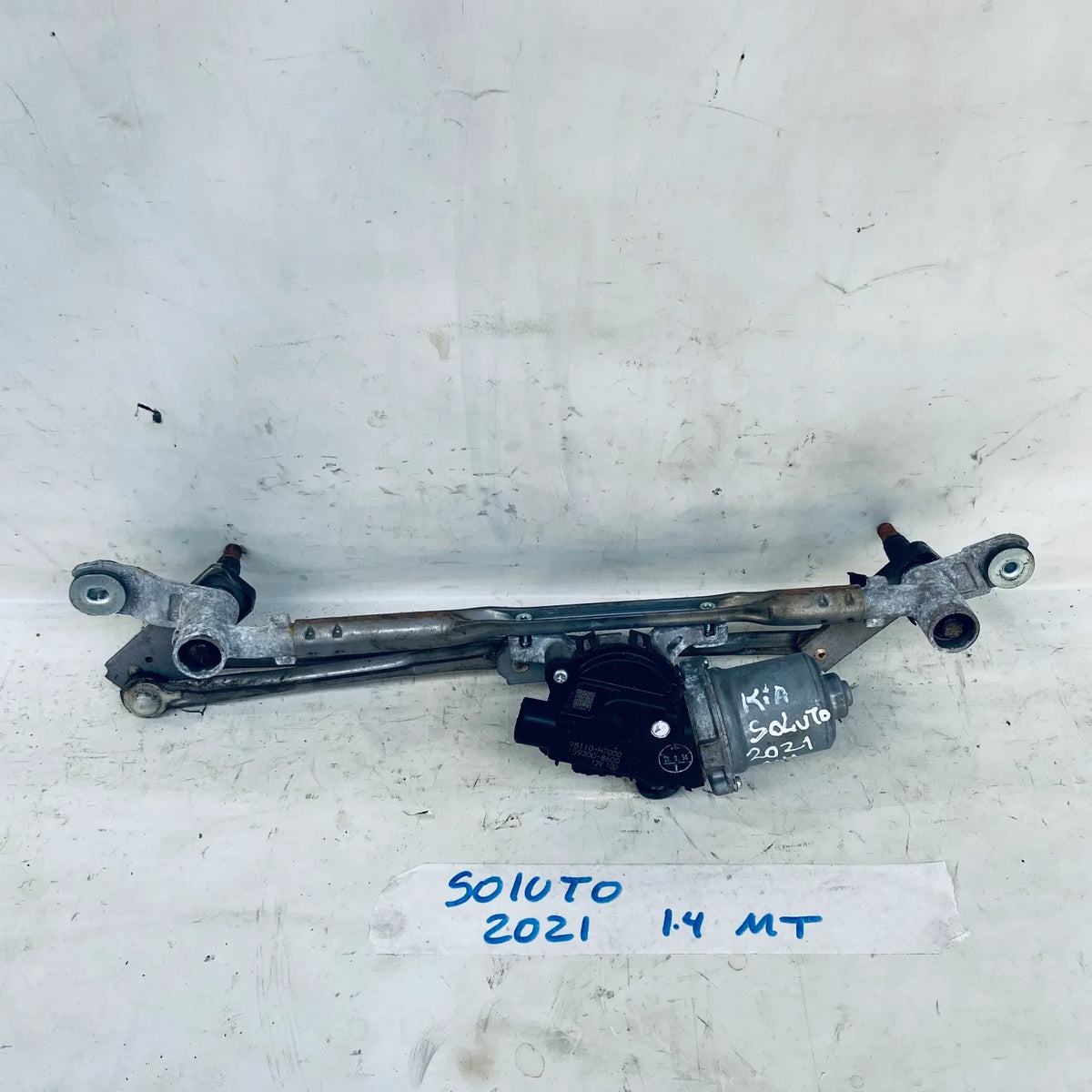 MOTOR LIMPIAPARABRISAS CON ARTICULACION Kia soluto 2021 - 1.4 Bencina Mecánico