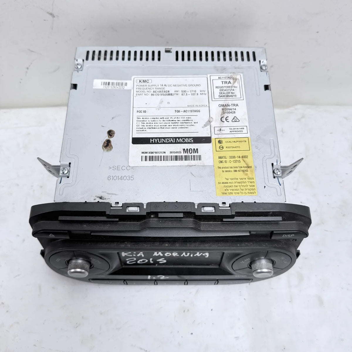 Radio Kia Morning 2015 - 1.2 4x2 Bencina Mecánico