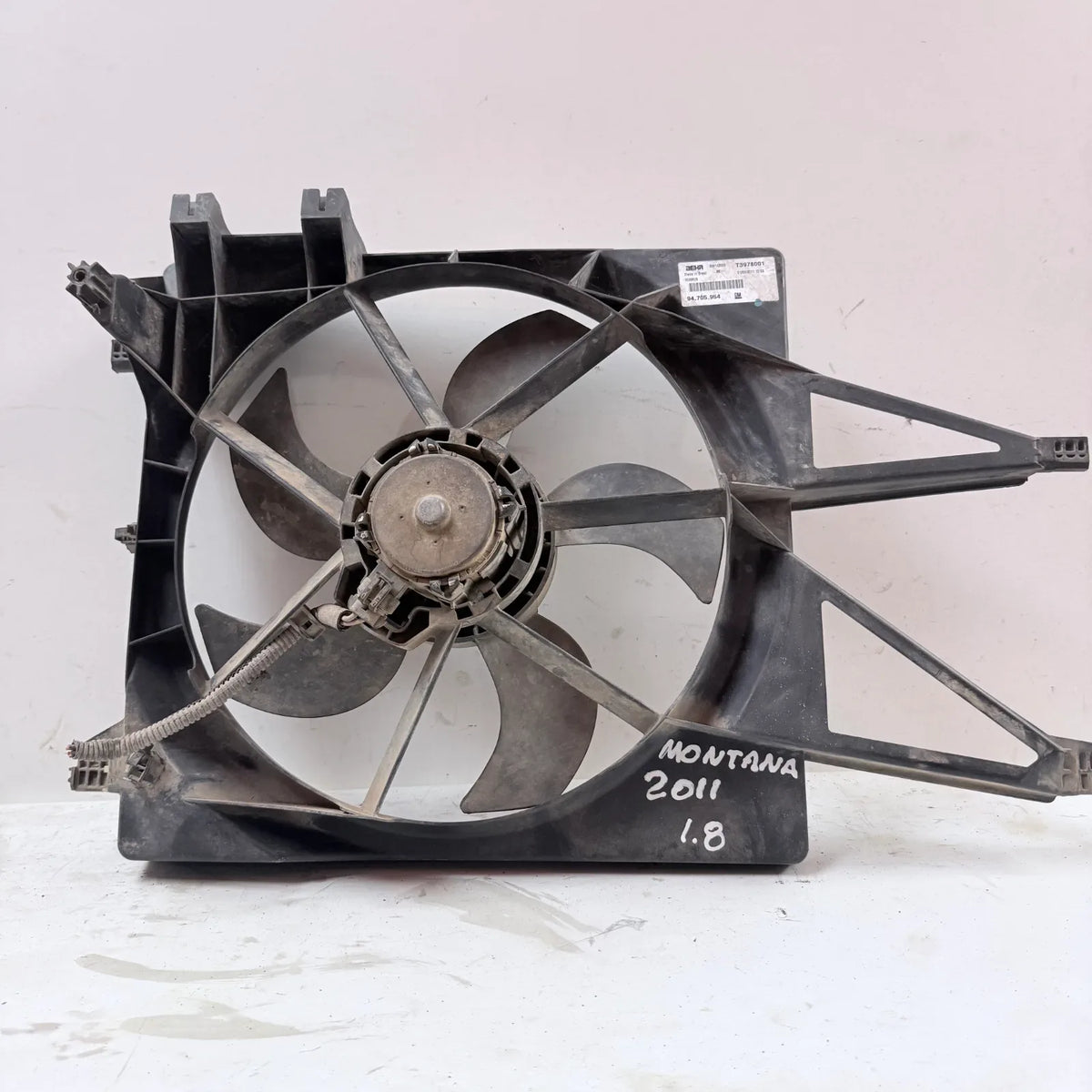 ELECTROVENTILADOR Chevrolet Montana 2011 - 1.8 4x2 Bencina Mecánico