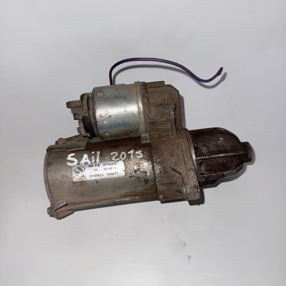 Motor de partida (Arranque) Chevrolet sail 2015 - 1.4 4x2 Bencina Mecánico