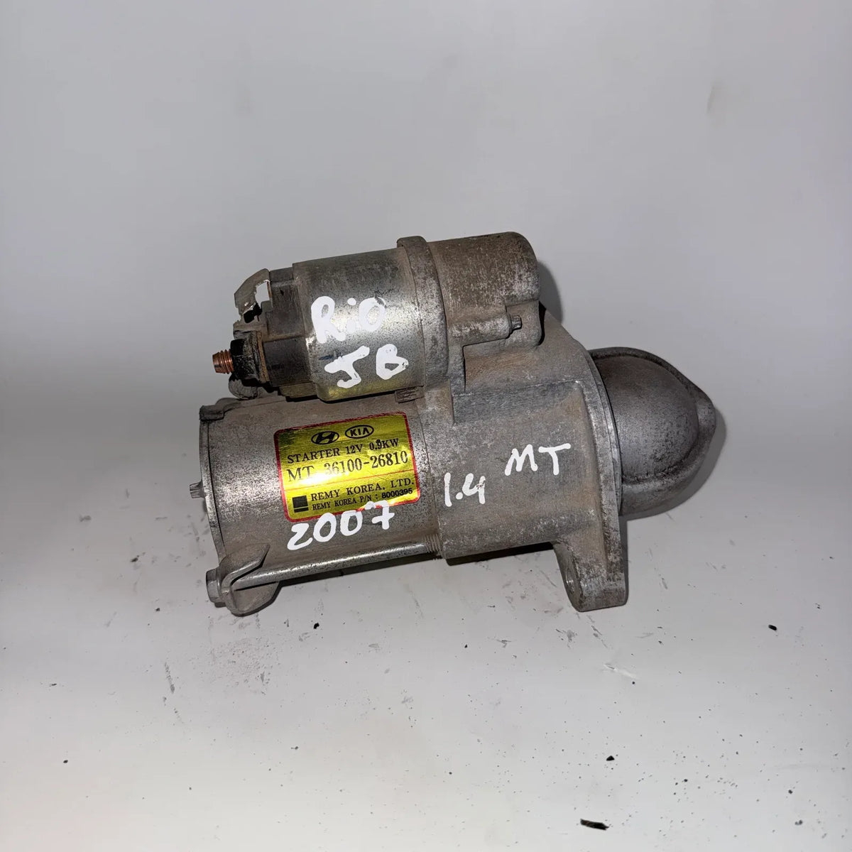 Motor de partida (Arranque) Kia rio jb 2007 - 1.4 4x2 Bencina Mecánico