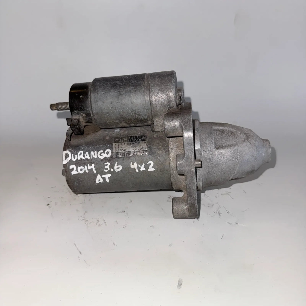 Motor de partida (Arranque) Dodge DURANGO 2014 - 3.6 4x2 Bencina Automático