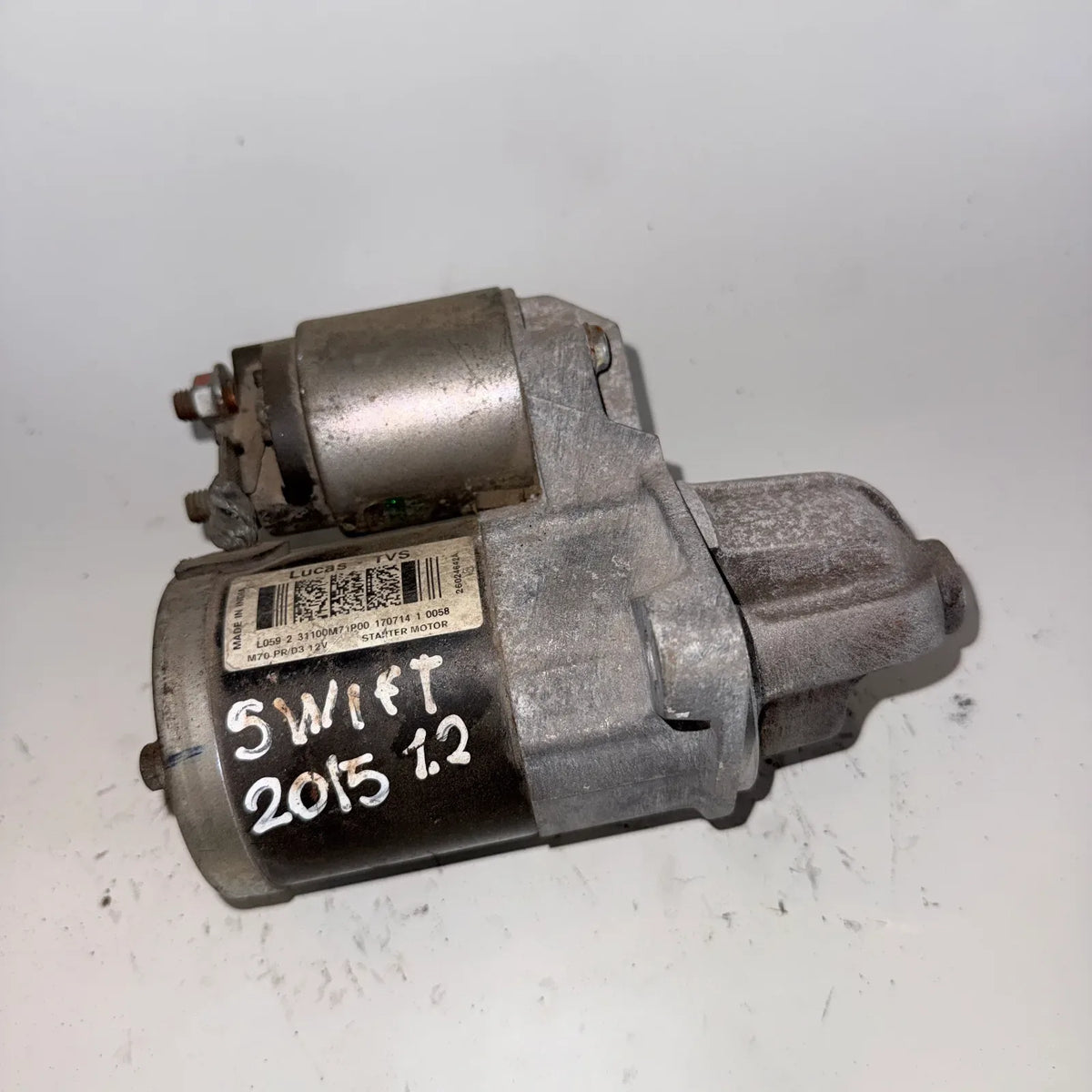 Motor de partida (Arranque) Suzuki Swift 2015 - 1.2 4x2 Bencina Mecánico