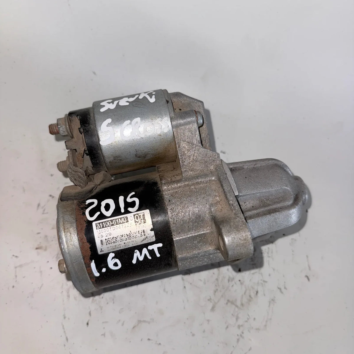 Motor de partida (Arranque) Suzuki S-CROSS 2015 - 1.6 4x2 Bencina Mecánico