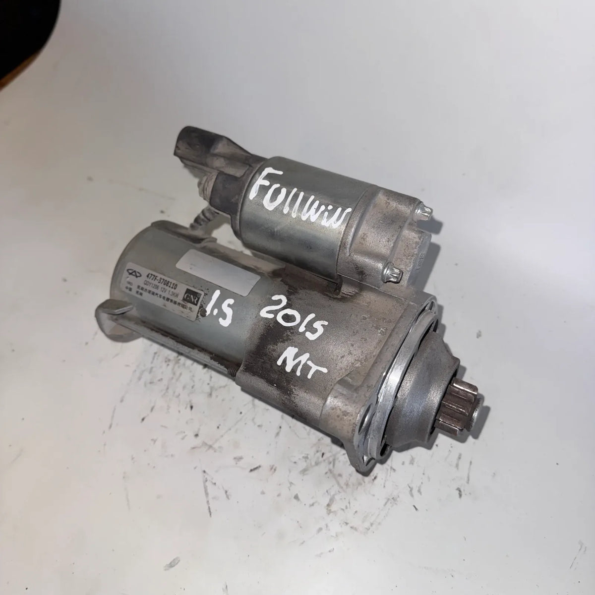 Motor de partida (Arranque) Chery Fulwin 2015 - 1.5 4x2 Bencina Mecánico