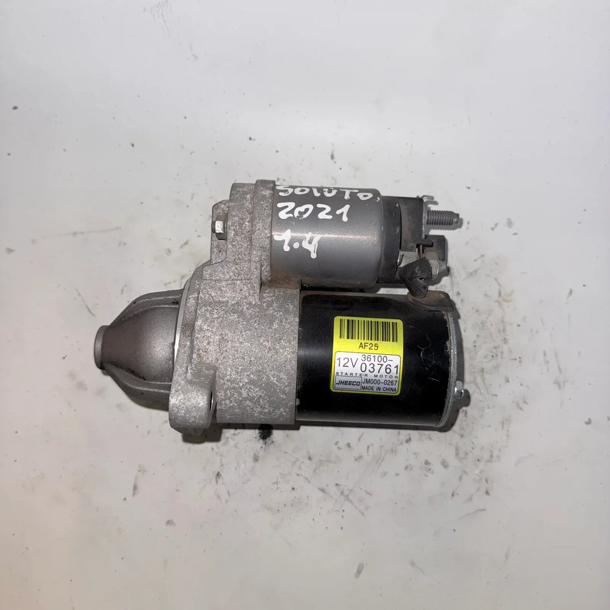 Motor de partida (Arranque) Kia soluto 2021 - 1.4 4x2 Bencina Mecánico