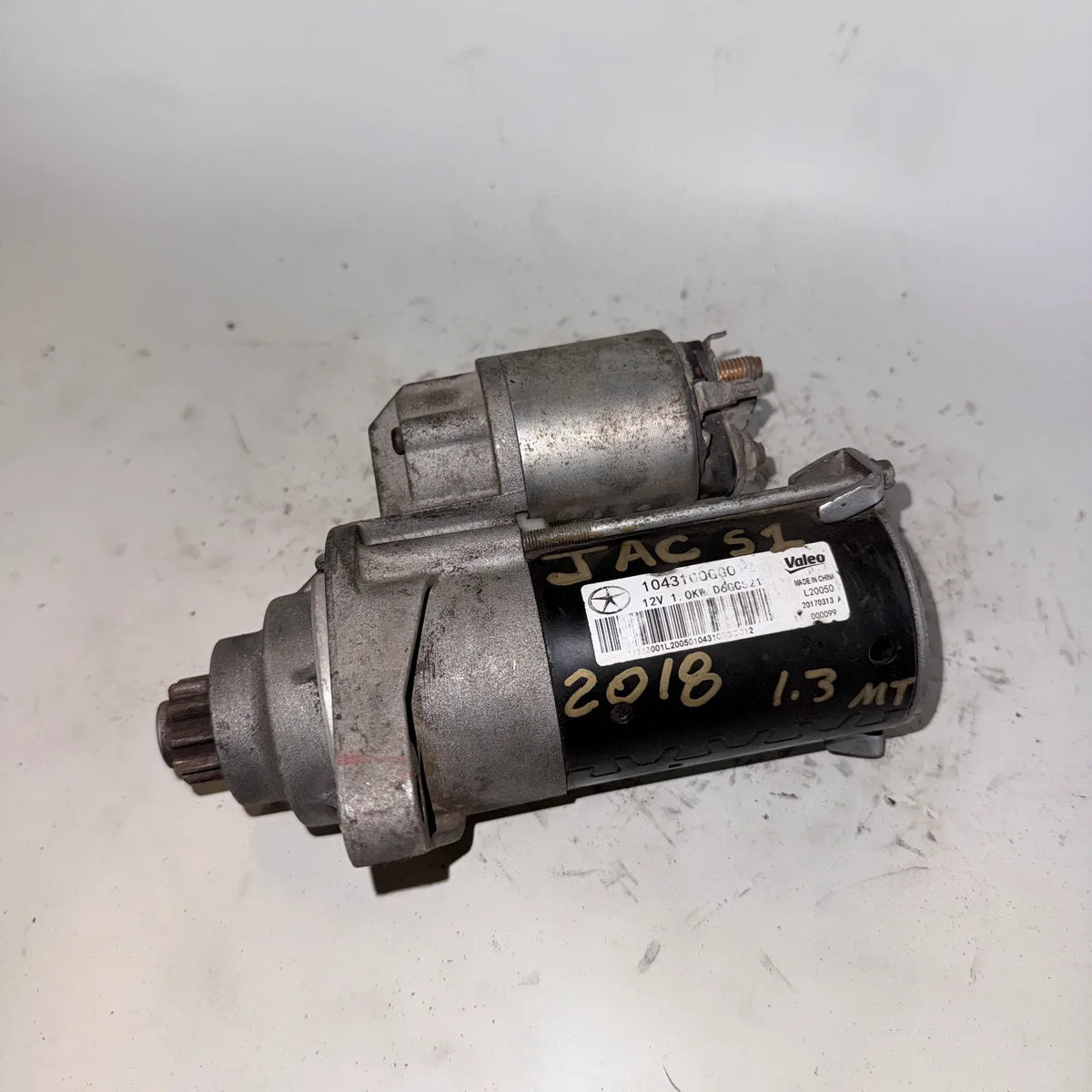 Motor de partida (Arranque) JAC S1 2018 - 1.3 4x2 Bencina Mecánico