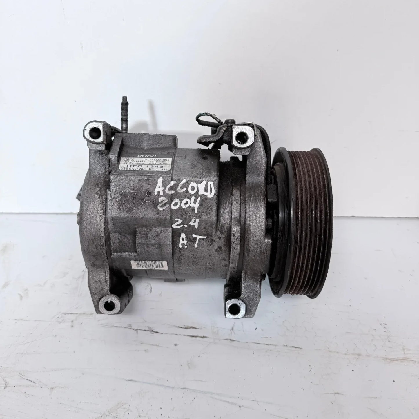 COMPRESOR A/C Honda Accord 2004 - 2.4 4x2 Bencina Automático