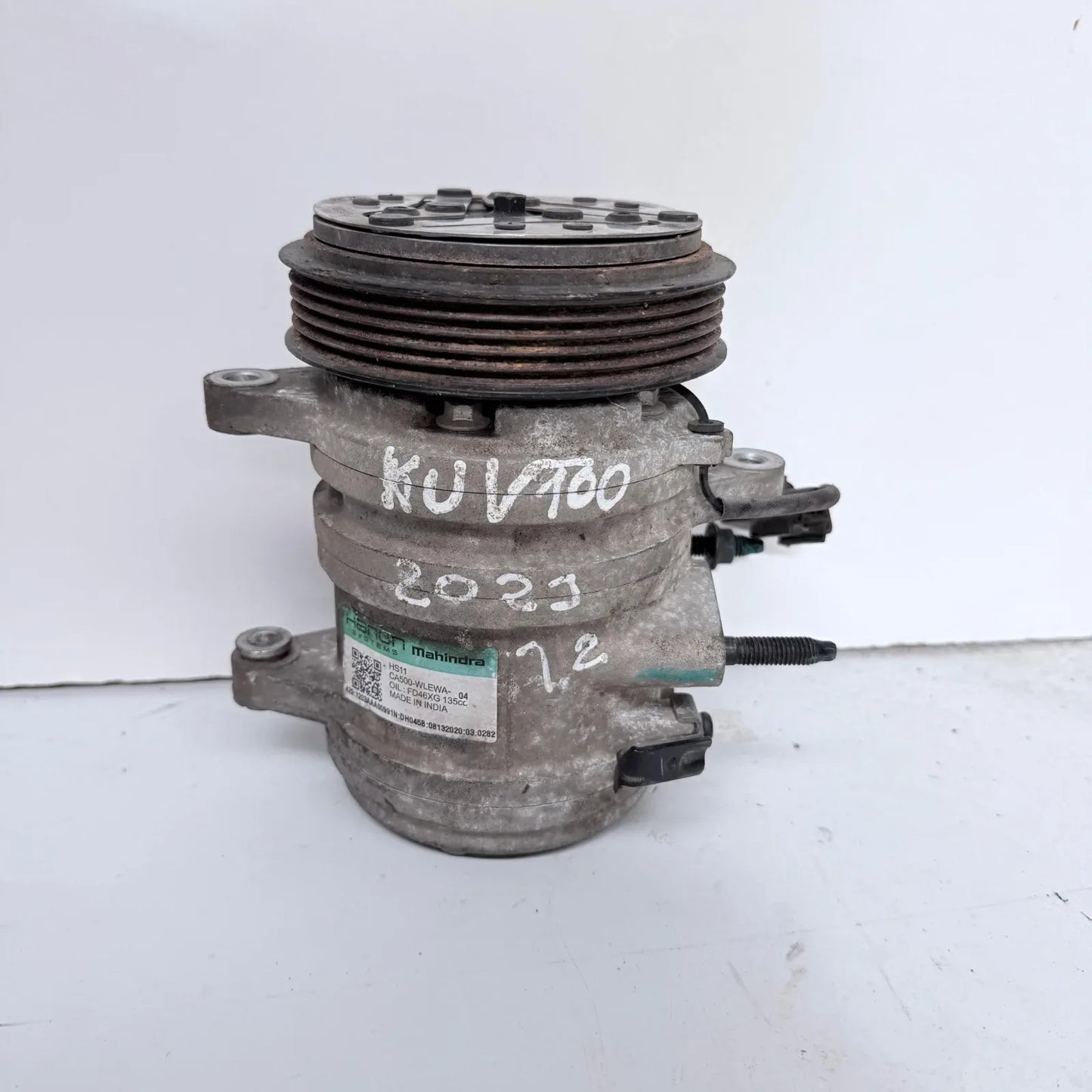 COMPRESOR A/C Mahindra KUV 100 2021 - 1.2 4x2 Bencina Mecánico