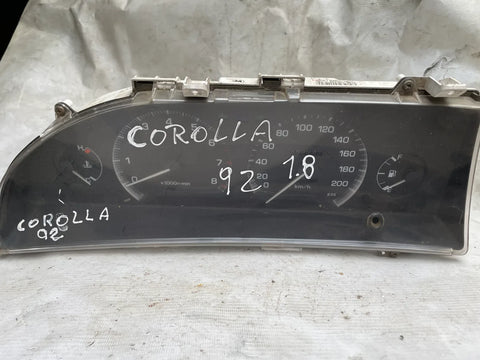 Sinoptico Toyota Corolla 1992 - 1.8