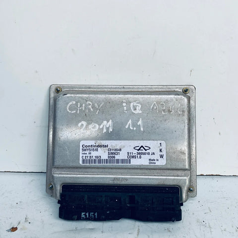COMPUTADOR Chery IQ 2011 - 1.1 4x2 Bencina Mecánico