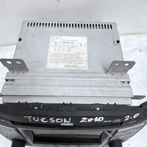 Radio Hyundai Tucson 2010 - 2.0 4x2 Bencina Automático
