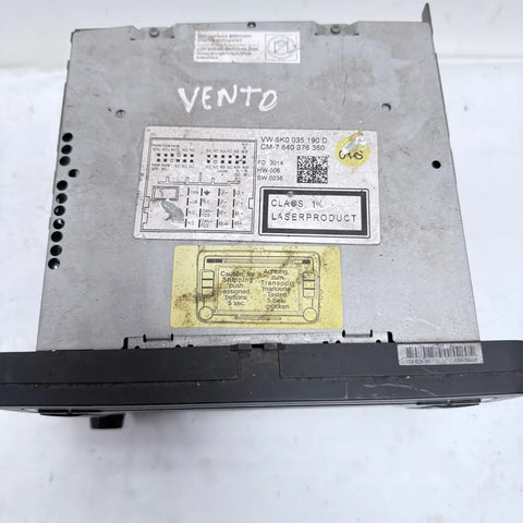 Radio Volkswagen Vento 2012 - 4x2 Bencina Mecánico
