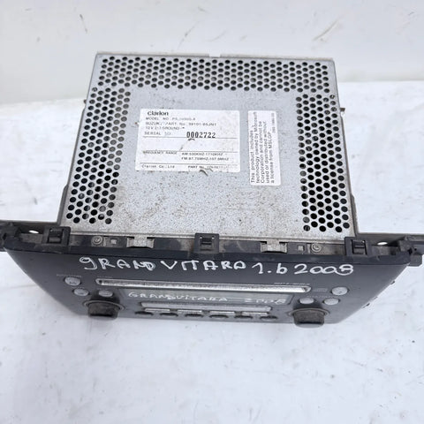 Radio Suzuki Vitara 2008 - 1.6 4x2 Bencina Mecánico