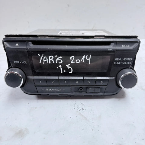 Radio Toyota Yaris 2014 - 1.5 4x2 Bencina Mecánico