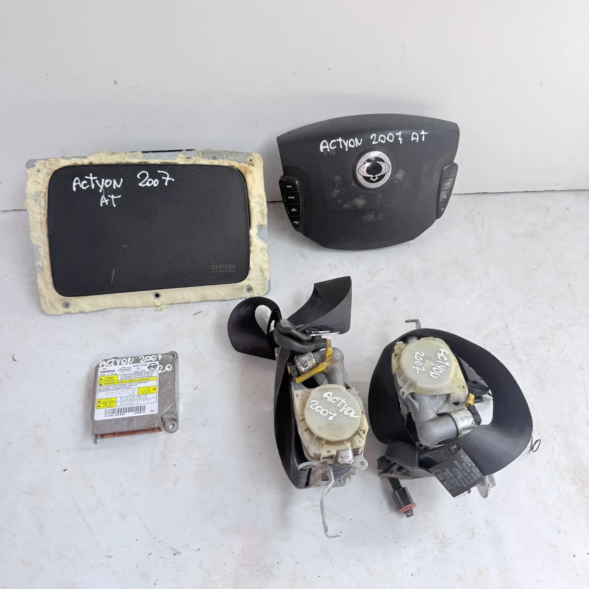 Kit airbag Ssangyong Actyon 2007 - 2.0 4x2 Diesel Automático