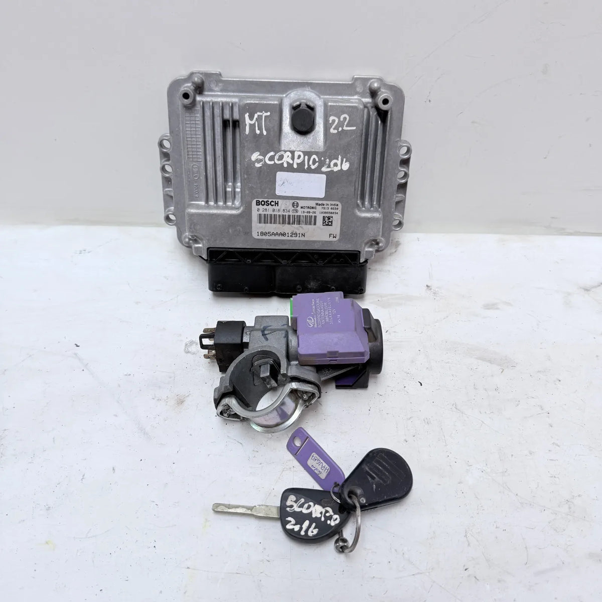 KIT ENCENDIDO Mahindra Scorpio 2016 - 2.2 4x2 Diesel Mecánico