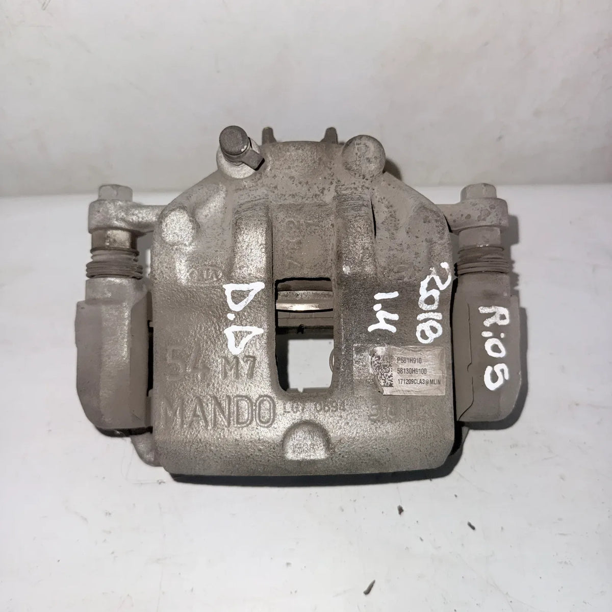 CALIPER DEL-DER Kia RIO 5 2018 - 1.4 4x2 Bencina Mecánico