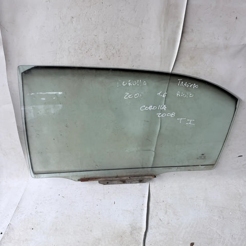 Vidrio puerta TRA-IZQ Toyota Corolla 2008 - 1.6 4x2 Bencina Mecánico