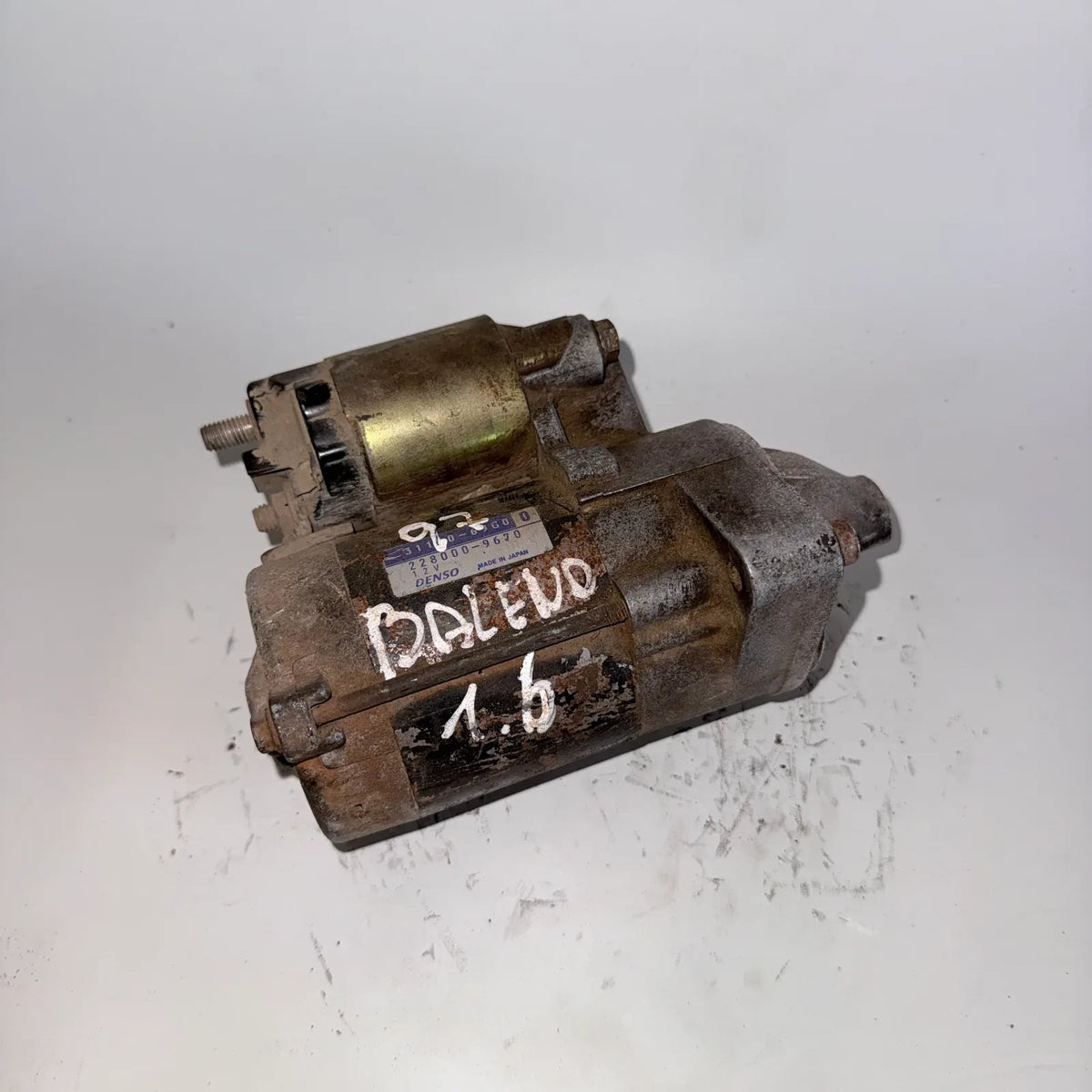Motor de partida (Arranque) Suzuki Baleno 1997 - 1.6 4x2 Bencina Mecánico