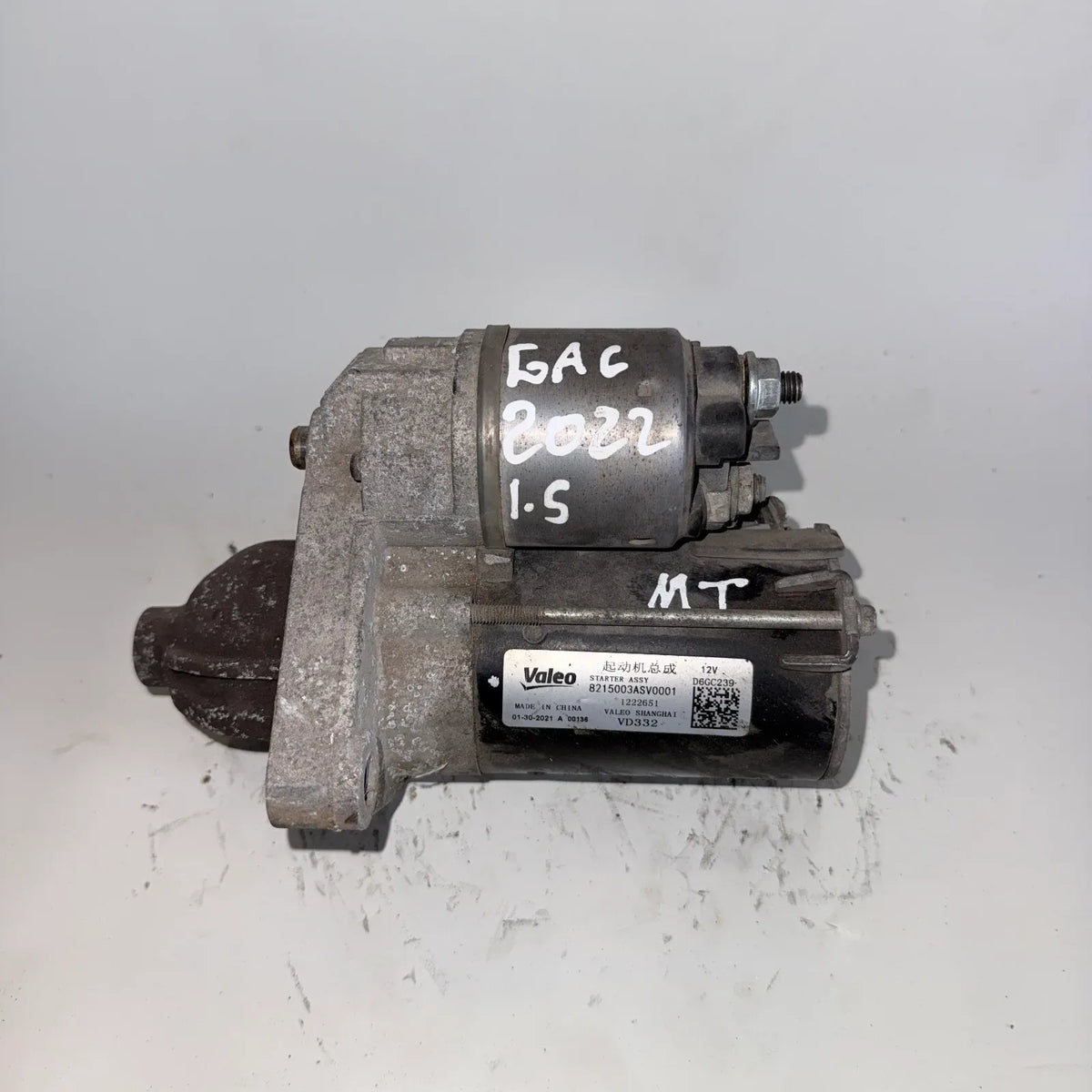 Motor de partida (Arranque) GAC GS3 2022 - 1.5 4x2 Bencina Mecánico