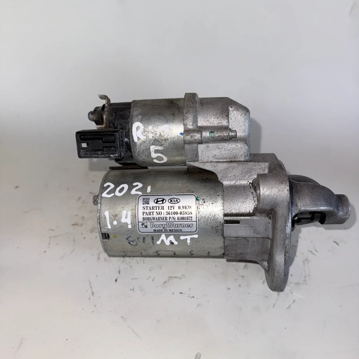 Motor de partida (Arranque) Kia RIO 5 2021 - 1.4 4x2 Bencina Mecánico