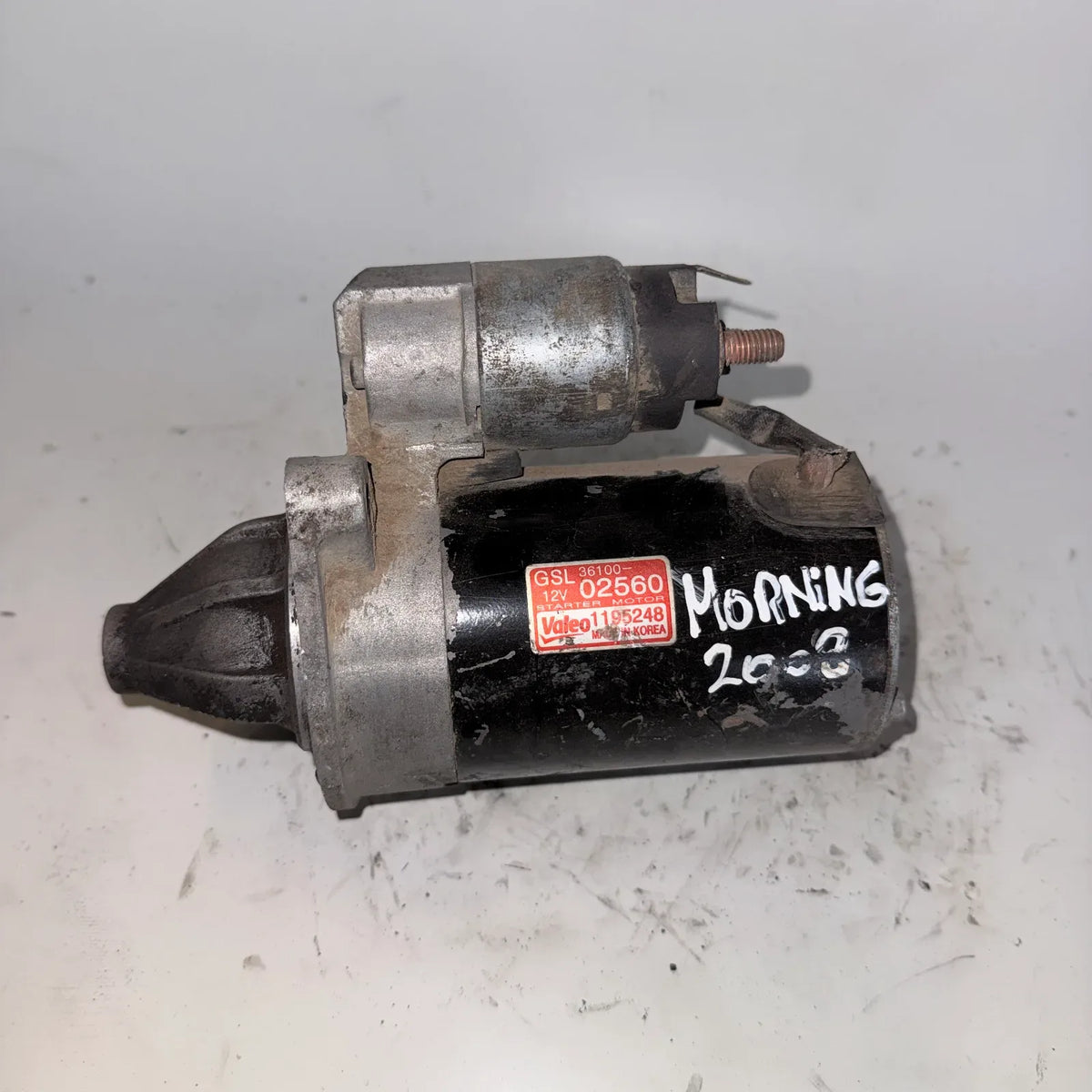 Motor de partida (Arranque) Kia Morning  2008 - 1.0 4x2 Bencina Mecánico