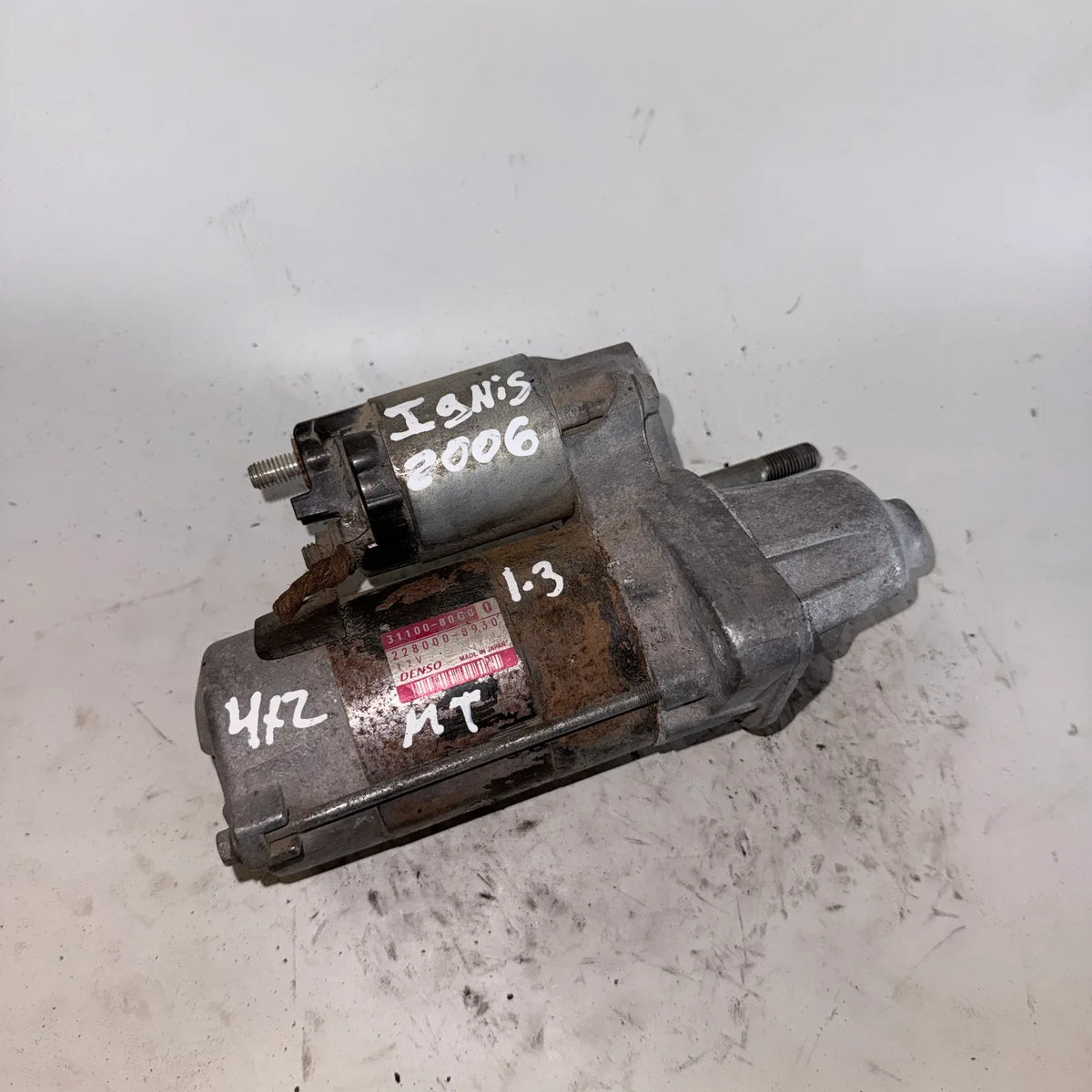 Motor de partida (Arranque) Suzuki Ignis 2006 - 1.3 4x2 Bencina Mecánico
