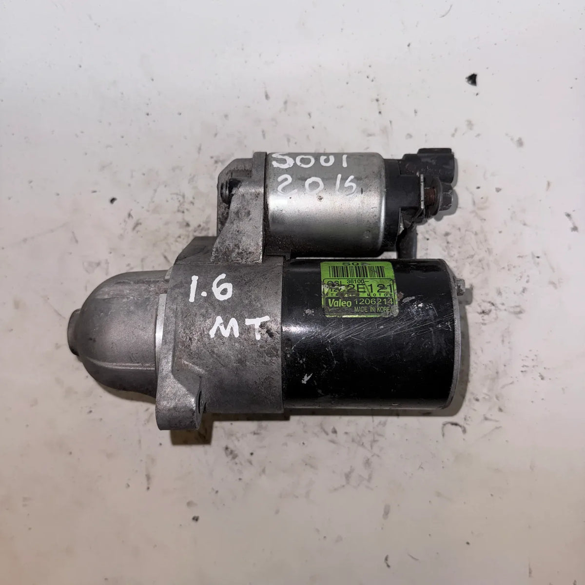 Motor de partida (Arranque) Kia Soul 2015 - 1.6 4x2 Bencina Mecánico